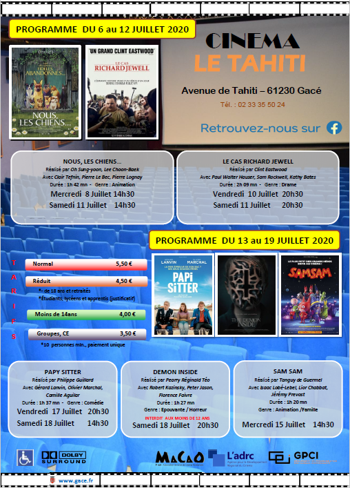 tract cinéma gacé